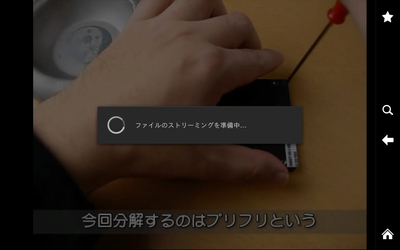 動画のストリーミングもできるように