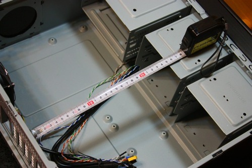 ベイユニット装備時のスペース