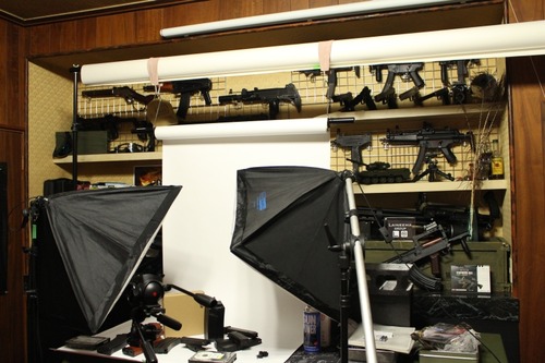 背景紙スタンド