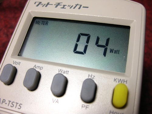 メインパソコン待機電力