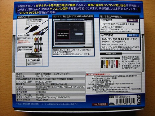 美男子の捕獲述エントリーモデル　パッケージ裏