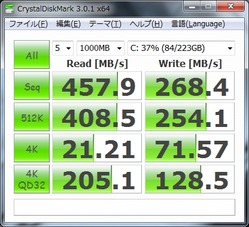 CrystalDiskMark OS入 ランダム