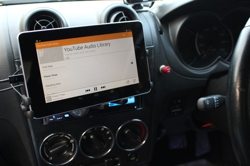 コペンにNexus7を車載