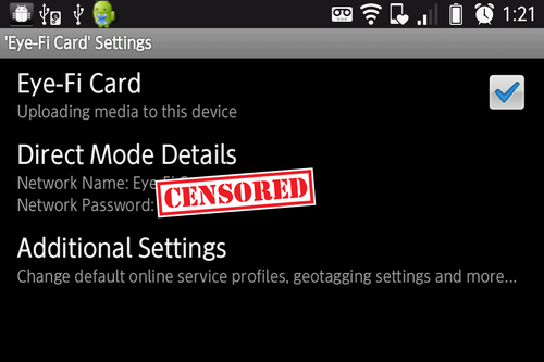 転送を端末に設定する