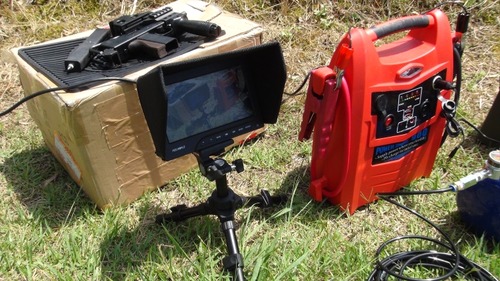 実際に撮影に使っているところ