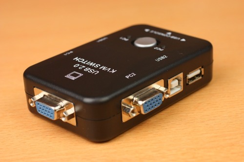 USBKVMBK USB2ポートKVMスイッチボックス