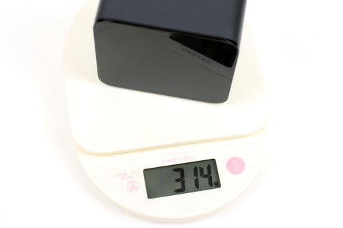 重量は314g