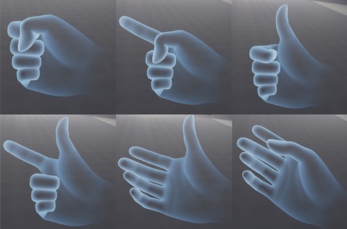 指の状態をトラッキング