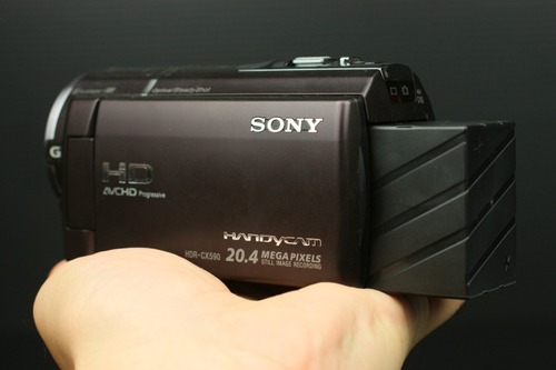 HDR-CX590に装着