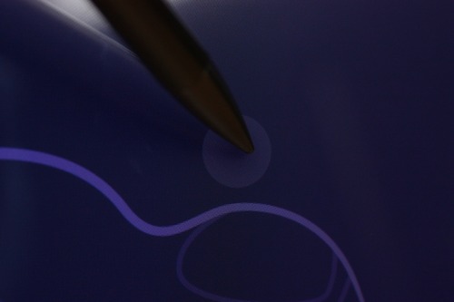 タッチした箇所が視覚的に伝わりやすい