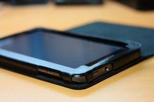 Lenovo IdeaPad Tablet A1用専用レザーケース上部