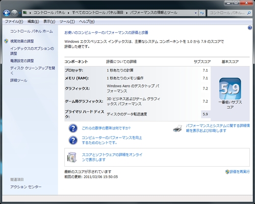 エクスペリエンスHDD