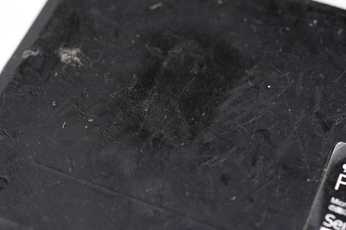 ベタベタになったラバーコーティング