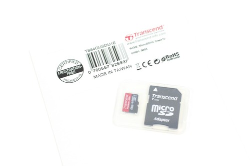 Transcend microSDXCカード TS64GUSDU1E