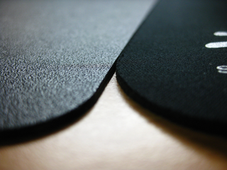 SteelSeries QcK 63004とSteelSeries S&S 高さ比較