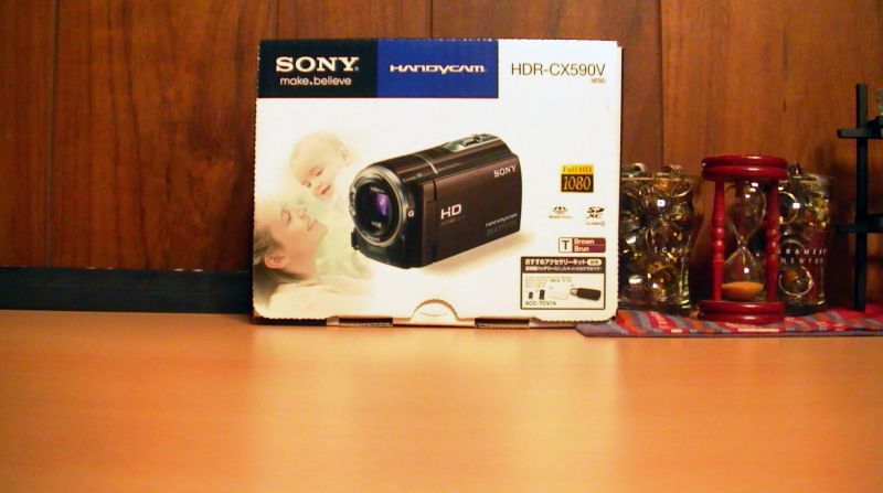 手ぶれに強いHDデジタルビデオカメラ SONY HDR-CX590Vレビュー 