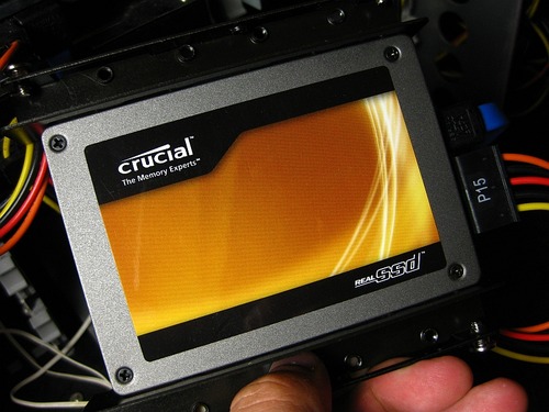 取り付けたSSD