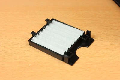 吸気口にはフィルター装備