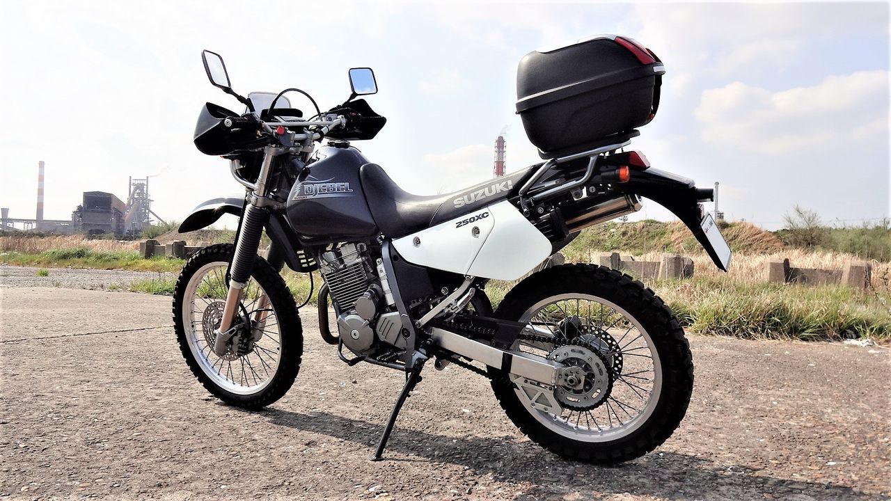 ジェベル250XCで走る春の海辺！！ : Lakeside_Craft：湖畔工房