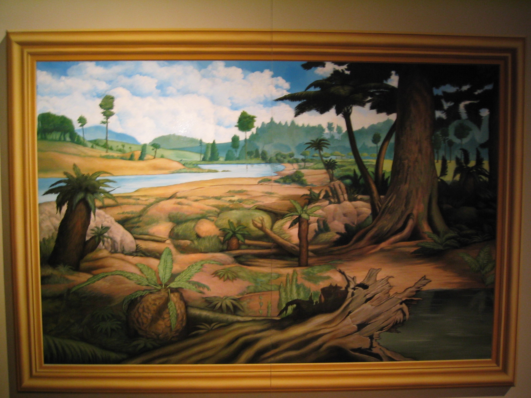 トリックアートです 人生晴れたり曇ったり