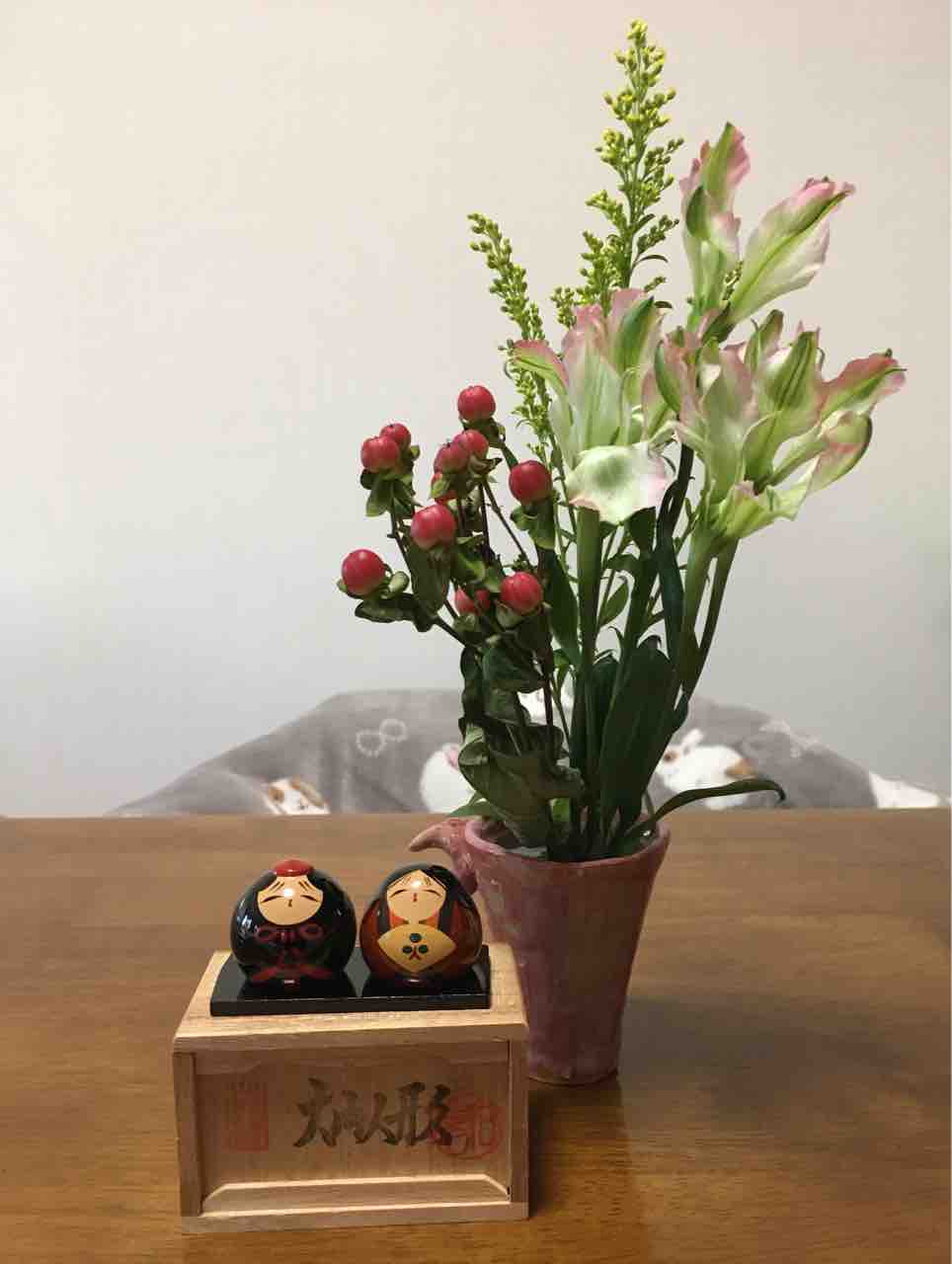 おひな様 桃の花じゃなくてごめんね らみうさのブログ 写真日記