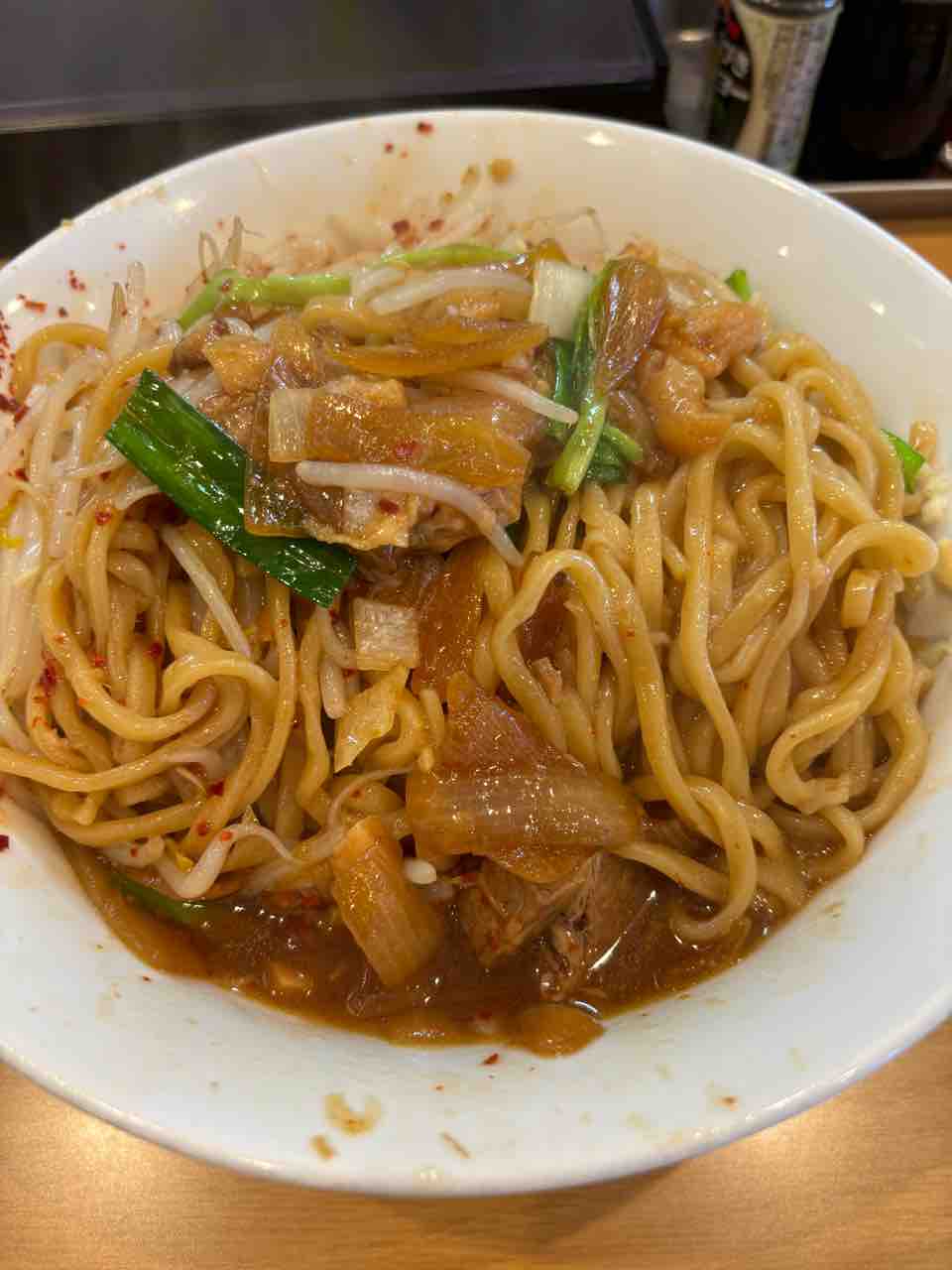 アリランインスパイアの限定まぜそばをいただきました 恵比寿ブタメン