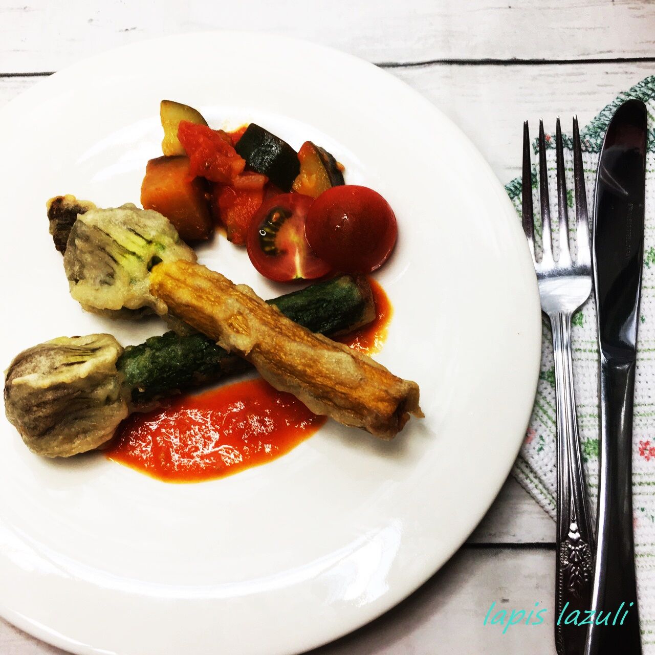 ズッキーニの花のフリット 心と体が喜ぶ簡単クッキング