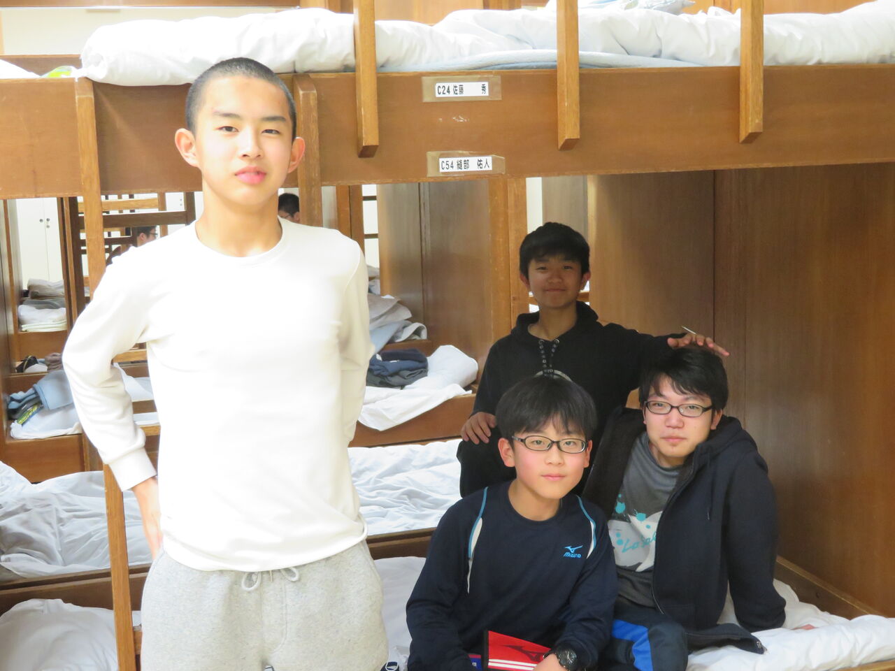 函館ラ・サール20期生 中学寮生活blog : 1月25日（土）・中2寮の風景です！！