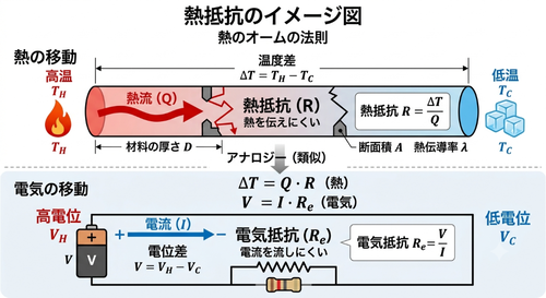 熱抵抗の説明
