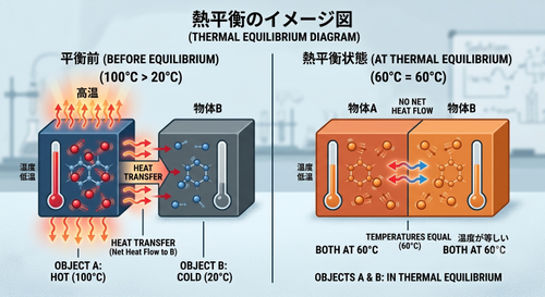 熱平衡について