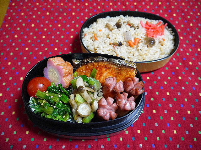 お弁当 炊き込みごはん弁当 The Last Sasurai 自炊ニストの食卓