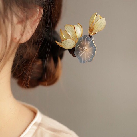 蓮の花 かんざし 