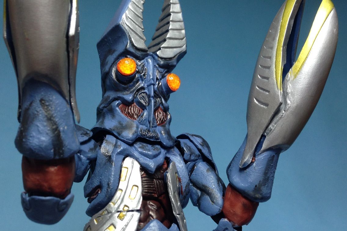 ソフビ可動改造 バルタン星人 ベーシカルバージョン シャングリラ