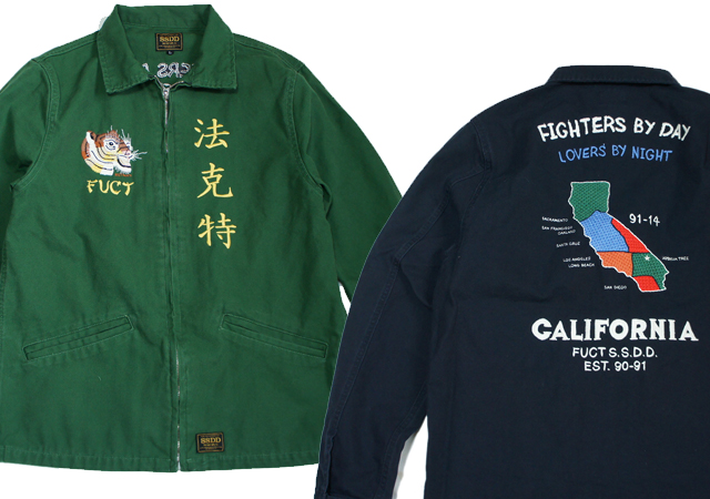FUCT SSDD CA. SOUVENIA JACKET : lay-z-boy CREW FUCT SSDD CA. SOUVENIA JACKET : lay-z-boy CREW