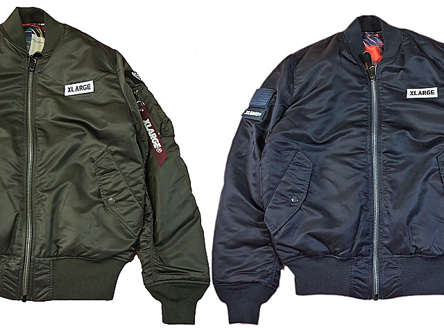 XLARGE』×『ALPHA』 MA-1 : lay-z-boy CREW XLARGE』×『ALPHA』 MA-1 : lay-z-boy CREW