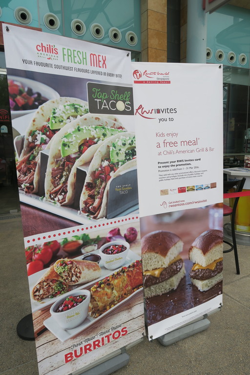 シンガポール Chili S Grill Barセントーサ島メキシカン風アメリカンレストラン Tokyo Cafe Walk