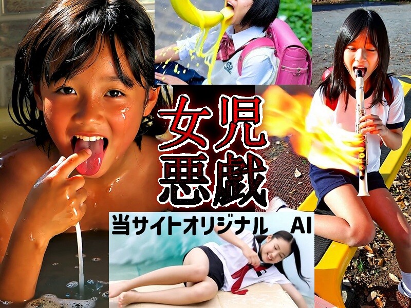 画像押下でビュアー起動 ロリ悪戯生成AI動画