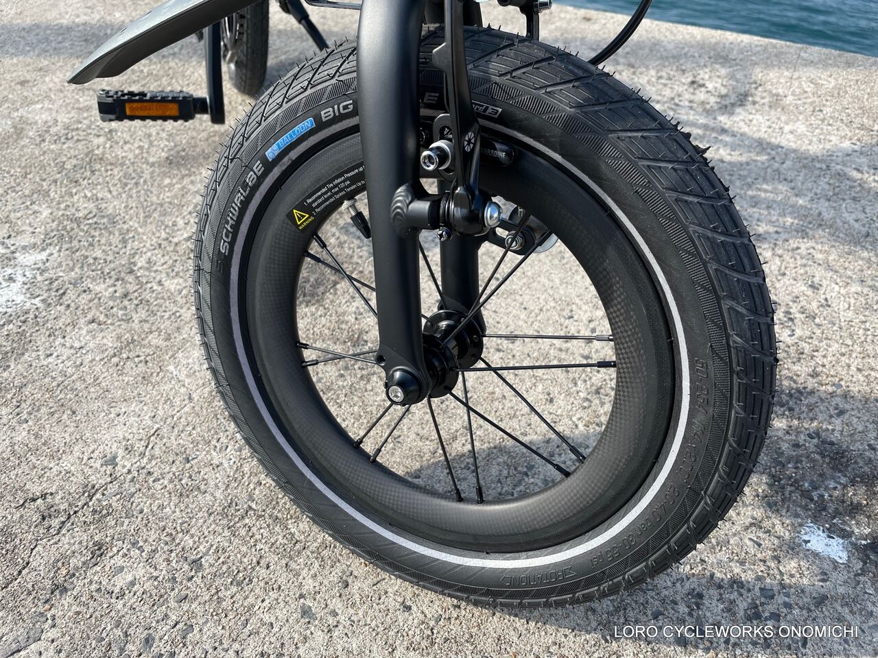 DAHON K3 マットブラックカスタム‼ : LORO CYCLEWORKS ONOMICHI