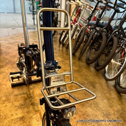 BromptonにH&Hチタニウムキャリアは如何でしょうか⁈ : LORO CYCLEWORKS