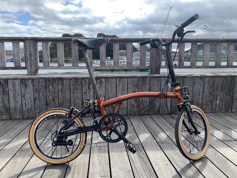 世界的に BROMPTON用 Titanium ハンドル カスタムブロンプトン H&H - パーツ 世界的に BROMPTON用 Titanium ハンドル カスタムブロンプトン H&H - パーツ