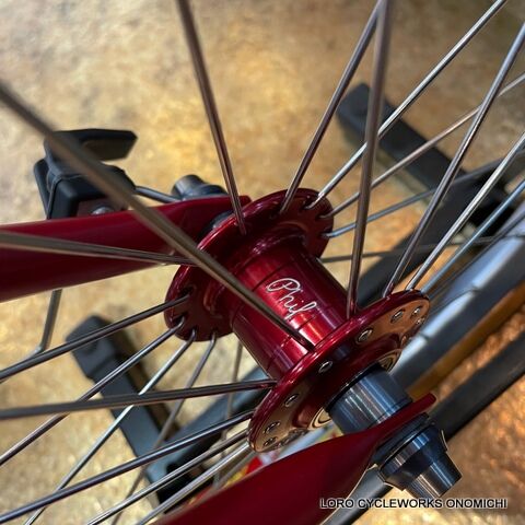 ブロンプトン用 フィルウッドハブ Velocityリム ホイール