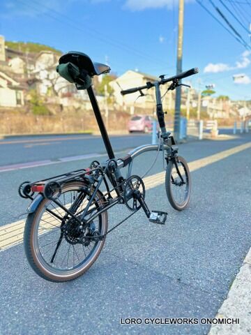 BROMPTON 2-7速用 シルバー 超軽量910グラム ホイールセット