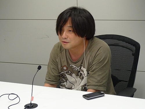 ねとらじ生放送の様子 井原さん