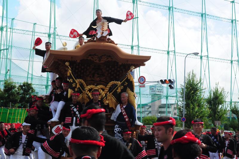 岸和田ダンジリ祭 下野町だんじりのやりまわし Ld Saijyo Wtのblog