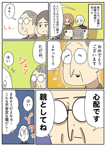 妻のご両親にご挨拶に行った話