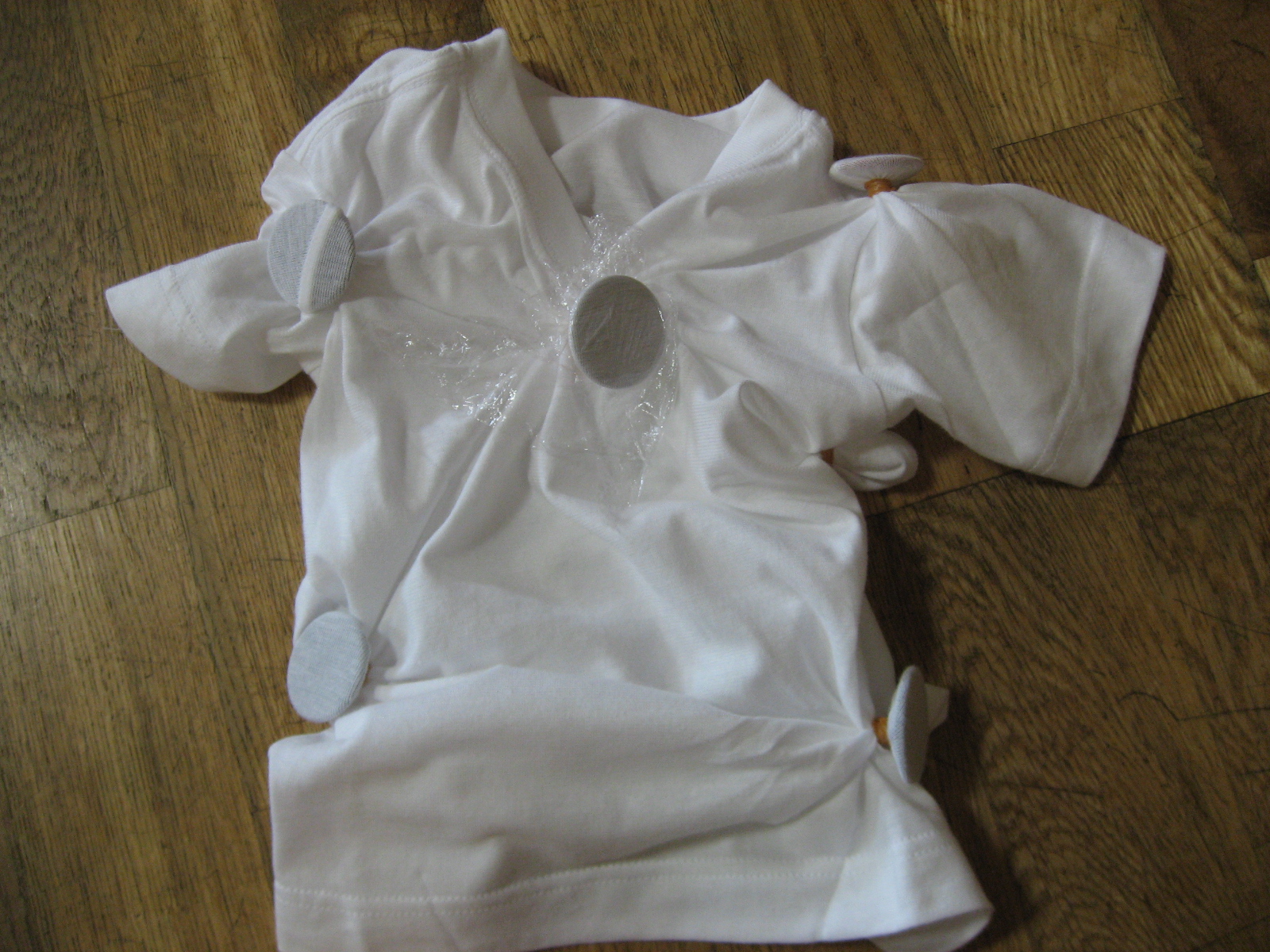 運動会の衣装づくり Tシャツ絞り染め Tournesol