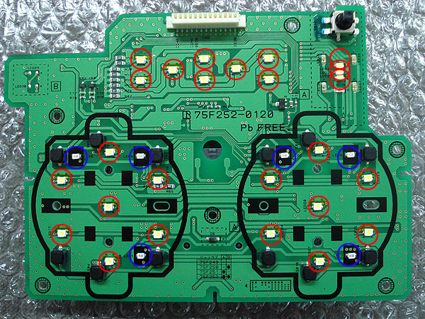 ハイエース 200系 3型 KDH201V エアコンパネル LED打ち替え済み品
