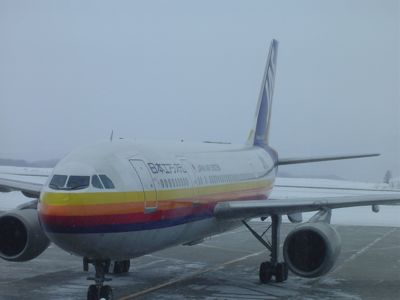 JAS A300-600R 安全のしおり 日本エアシステム 生臭