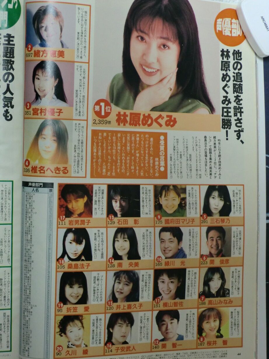 声優の林原めぐみと三石琴乃って大御所扱いだけど何が凄いの 事件 事故 Net 声優の林原めぐみと三石琴乃って大御所扱いだけど何が凄いの 事件 事故 Net
