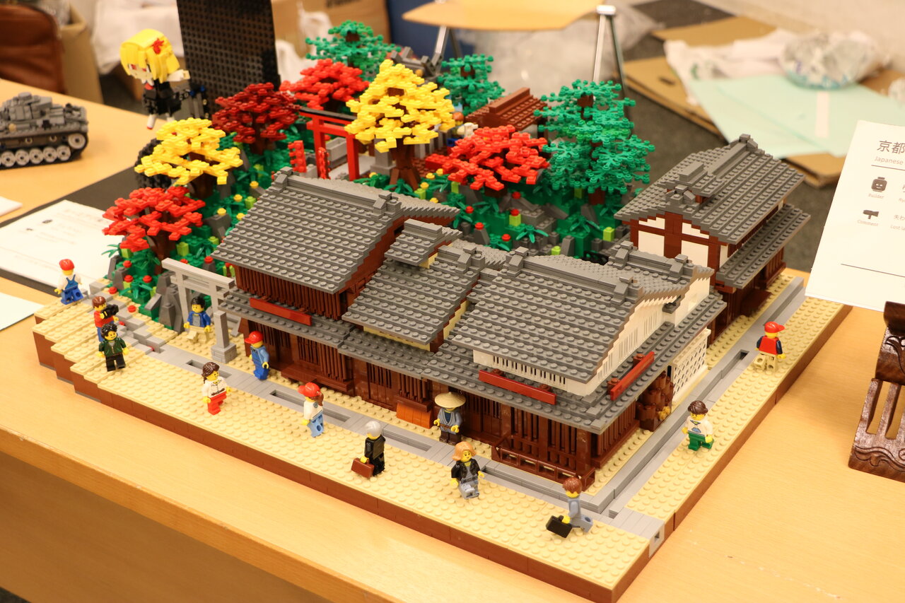 レゴで作る町家の景観 レゴでつくってみました